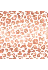 PAPER HOUSE PRODUCTIONS PAPER HOUSE TERRA COTTA WATERCOLOR LEOPARD PRINT 12X12 CARDSTOCK