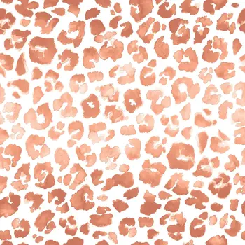 PAPER HOUSE PRODUCTIONS PAPER HOUSE TERRA COTTA WATERCOLOR LEOPARD PRINT 12X12 CARDSTOCK