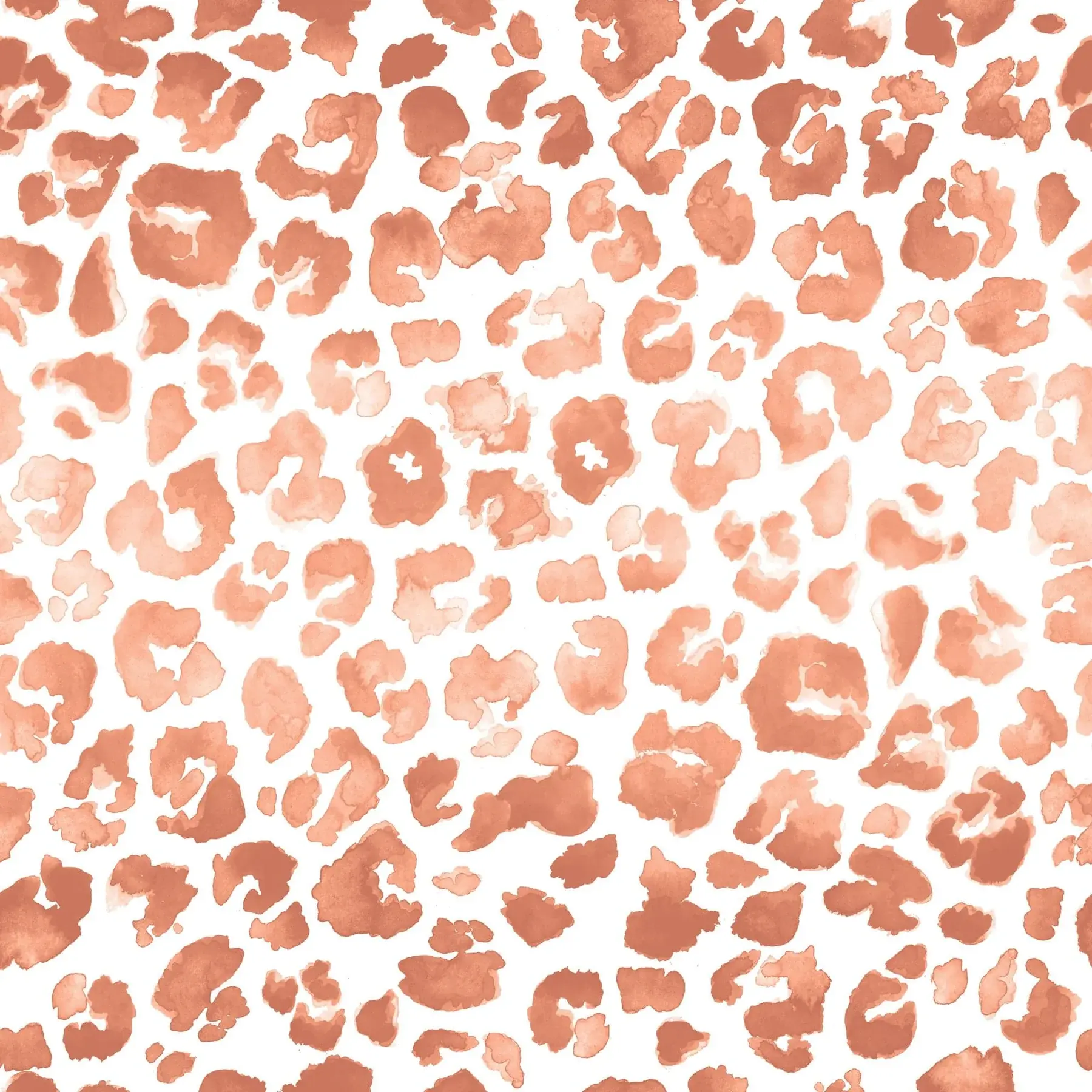 PAPER HOUSE PRODUCTIONS PAPER HOUSE TERRA COTTA WATERCOLOR LEOPARD PRINT 12X12 CARDSTOCK