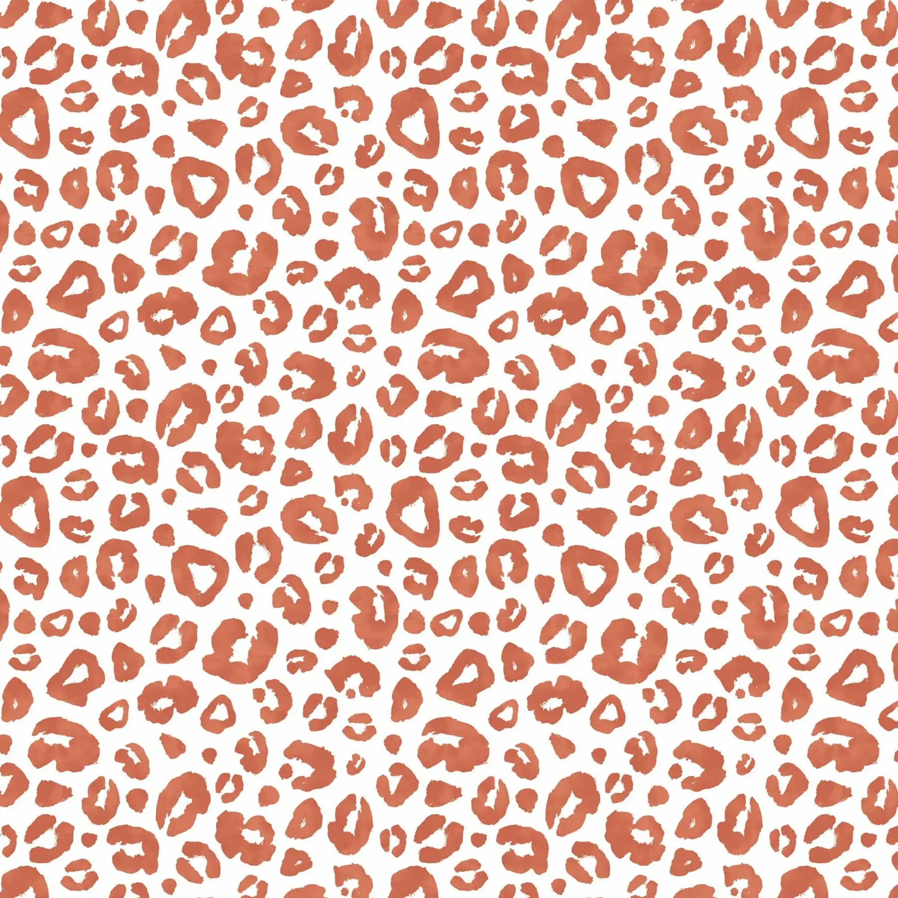 PAPER HOUSE PRODUCTIONS PAPER HOUSE TERRA COTTA WATERCOLOR LEOPARD PRINT 12X12 CARDSTOCK