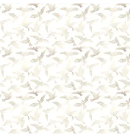 PAPER HOUSE PRODUCTIONS PAPER HOUSE IVORY WATERCOLOR BIRDS 12X12 CARDSTOCK