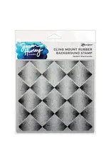 RANGER RANGER SIMON HURLEY DIAMONDS BACKGROUND 6x6 CLING STAMP