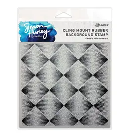 RANGER RANGER SIMON HURLEY DIAMONDS BACKGROUND 6x6 CLING STAMP