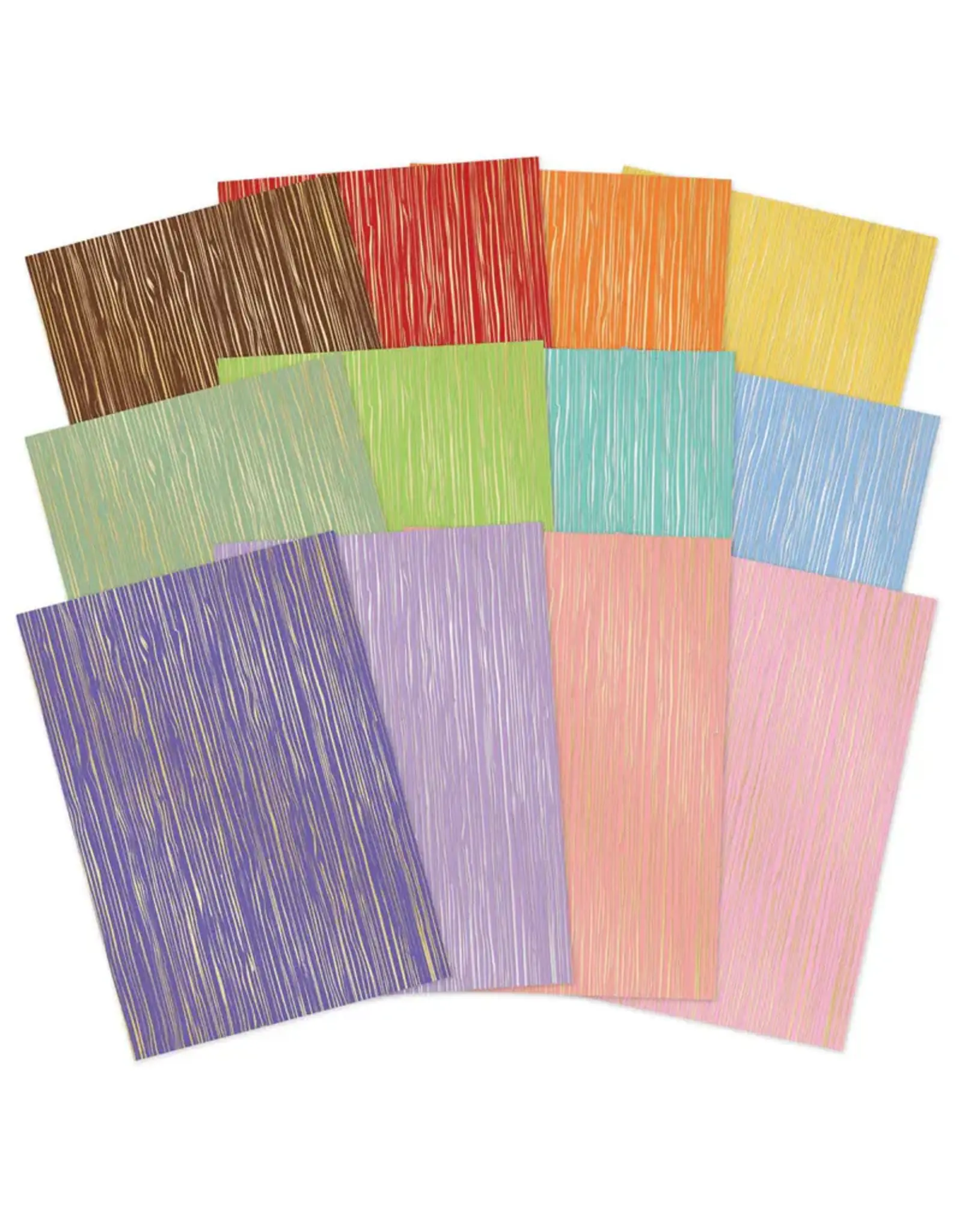 HUNKYDORY CRAFTS LTD. HUNKYDORY ADORABLE SCORABLE DESIGNER A4 CARD PACKS - A YEAR OF FLOWERS 12 SHEETS