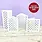 HUNKYDORY CRAFTS LTD. HUNKYDORY TRELLIS CARD BLANKS