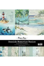 PAPER ROSE PAPER ROSE SEASIDE MEMORIES 12x12 BASICS PAPER COLLECTION