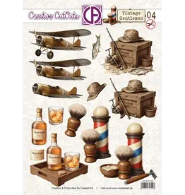 LEANE CREATIF LEANE CREATIEF VINTAGE GENTLEMEN 04 3D CUT OUTS