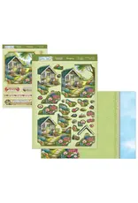 HUNKYDORY CRAFTS LTD. HUNKYDORY SPRING CHEER GARDENER'S RETREAT DECO-LARGE SET