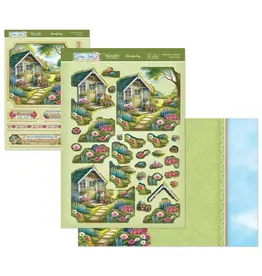 HUNKYDORY CRAFTS LTD. HUNKYDORY SPRING CHEER GARDENER'S RETREAT DECO-LARGE SET