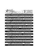 LES 2 MISS SCRAPBOOKING LES 2 MISS SCRAPBOOKING ART JOURNAL_4 MOTS À DÉCOUPER