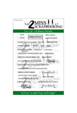 LES 2 MISS SCRAPBOOKING LES 2 MISS SCRAPBOOKING KIT BONNE RETRAITE DIE-CUTS