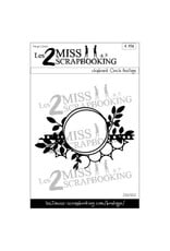 LES 2 MISS SCRAPBOOKING LES 2 MISS SCRAPBOOKING KIT CERCLE FEUILLAGE CHIPBOARD