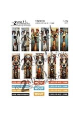 LES 2 MISS SCRAPBOOKING LES 2 MISS SCRAPBOOKING LE MEILLEUR AMI DE L'HOMME TOPPER