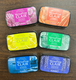 TSUKINEKO TSUKINEKO VERSAFINE CLAIR PIGMENT INK PAD 6 NEW COLORS BUNDLE PRICE!!