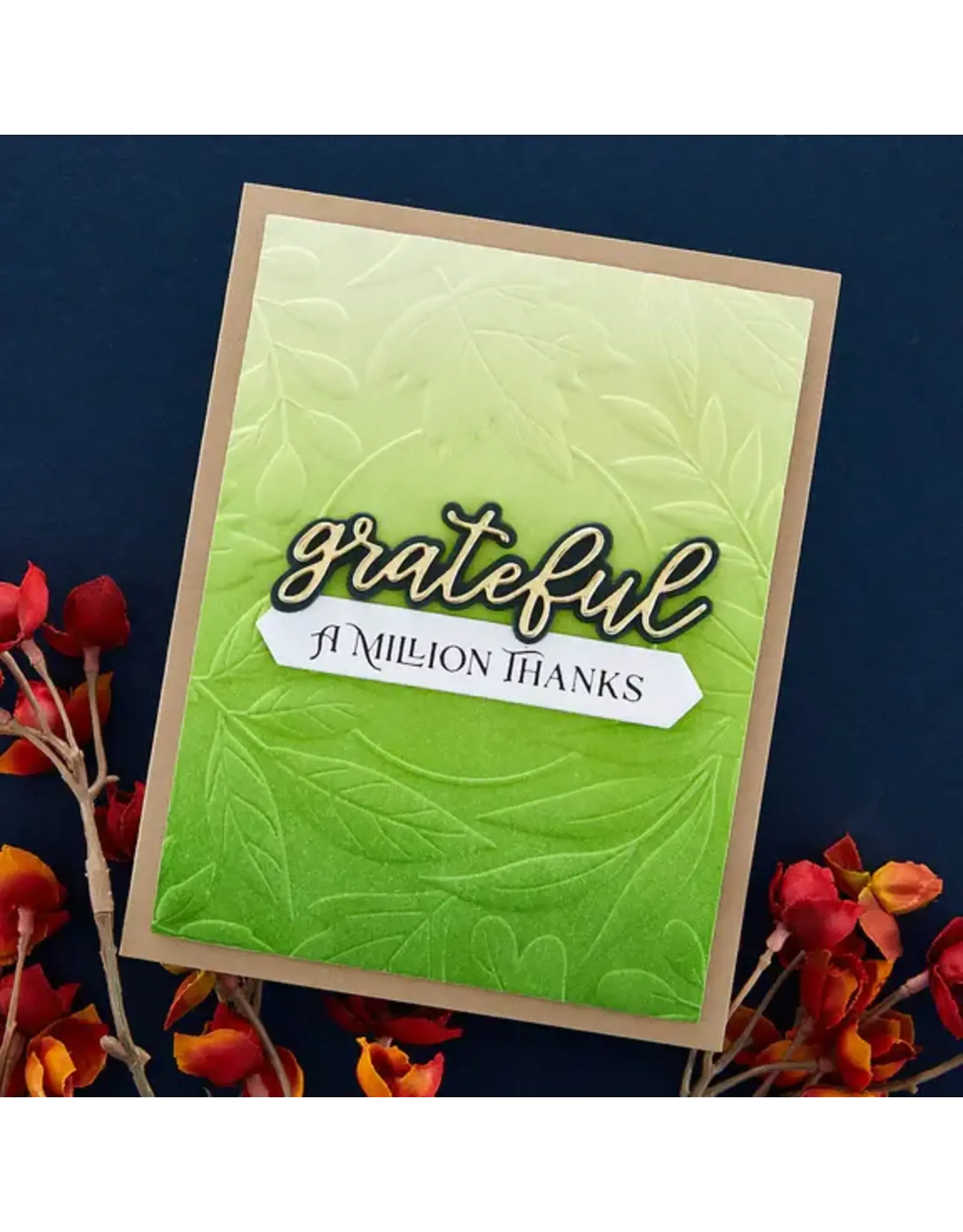 SPELLBINDERS SPELLBINDERS SERENADE OF AUTUMN COLLECTION AUTUMN SERENADE 3D EMBOSSING FOLDER