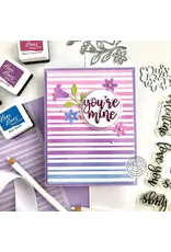 HERO ARTS HERO ARTS STENCIL SQUARE STRIPE 6x6 STENCIL