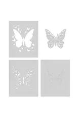 HERO ARTS HERO ARTS BUTTERFLIES LAYERING STENCIL SET
