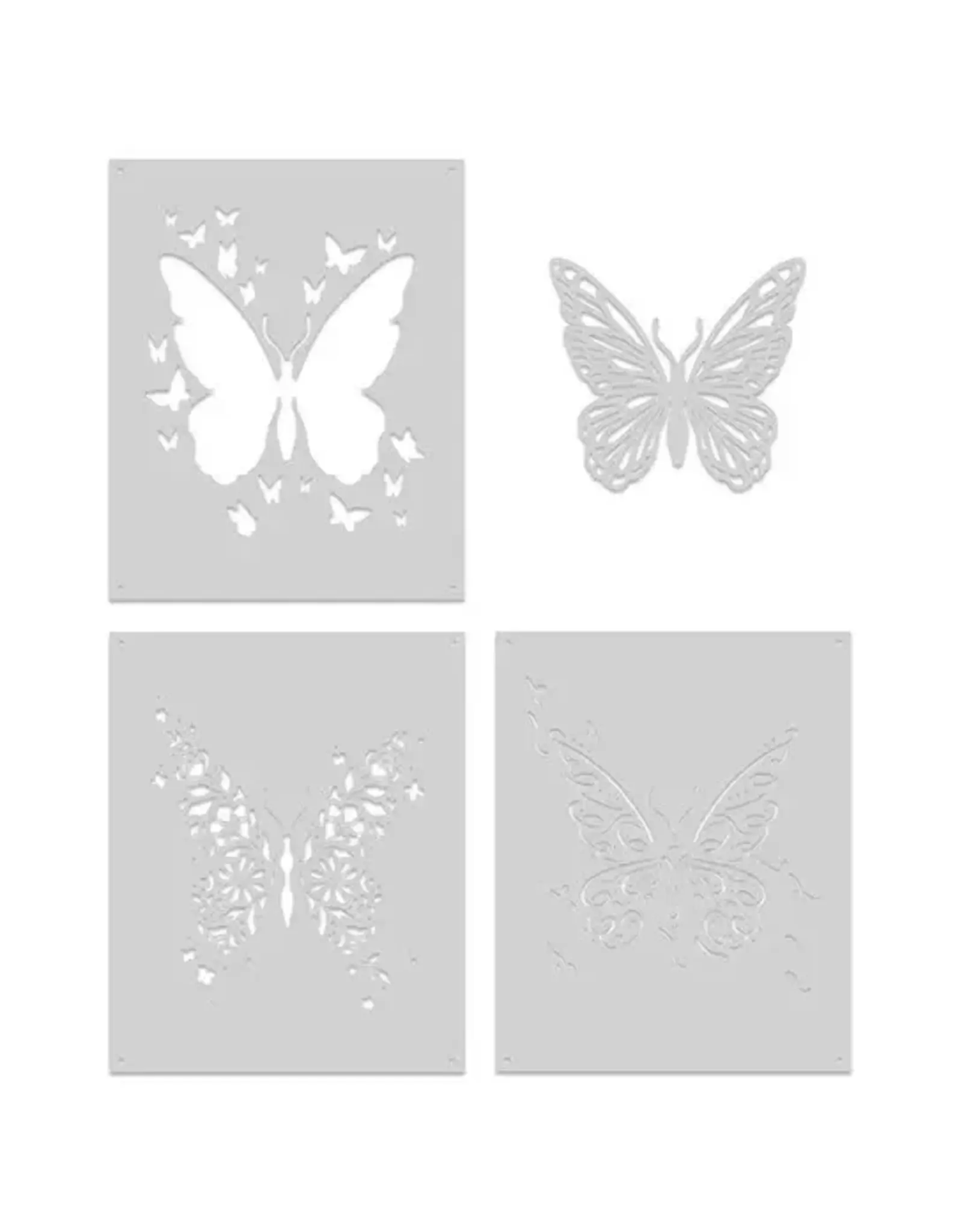 HERO ARTS HERO ARTS BUTTERFLIES LAYERING STENCIL SET