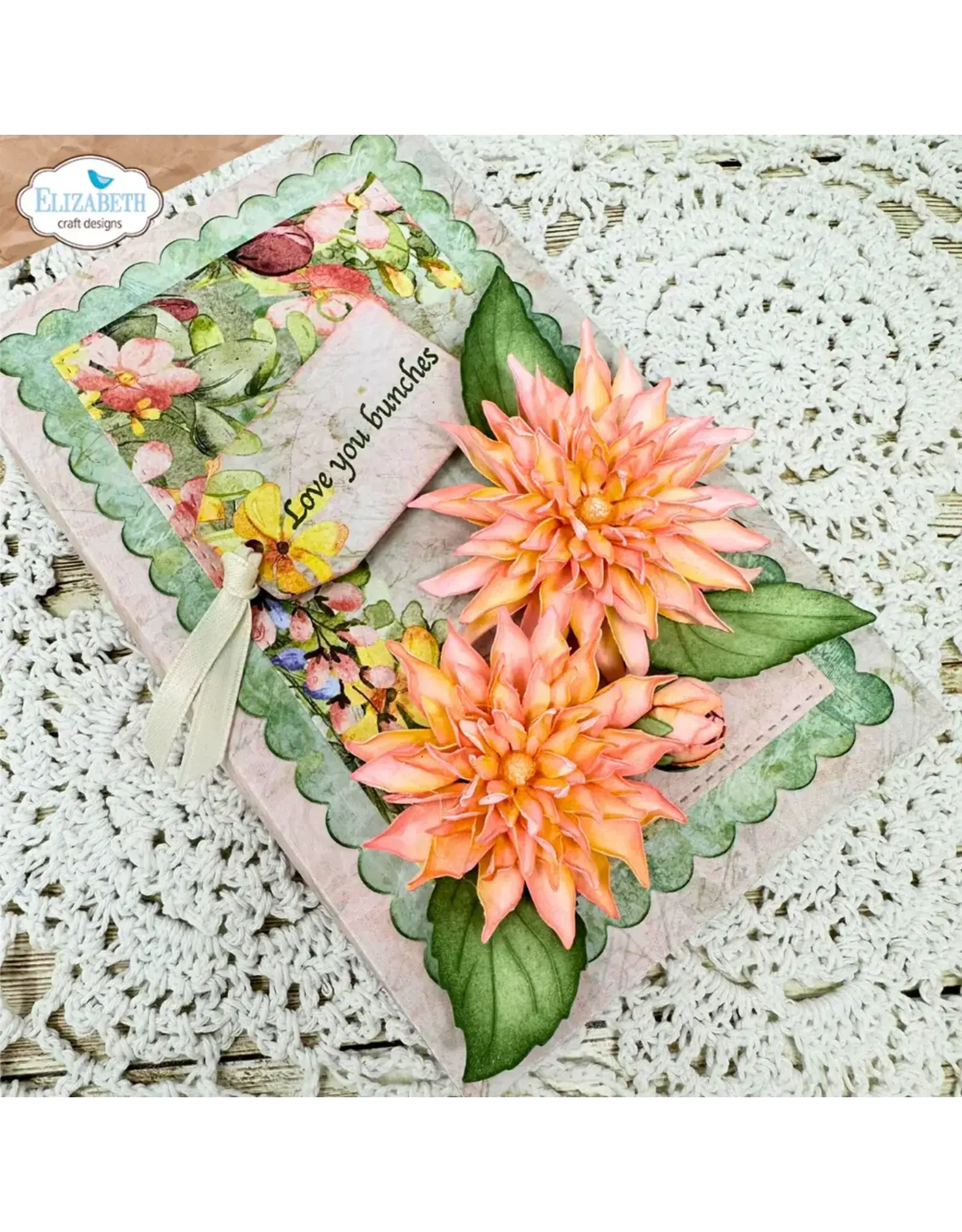 ELIZABETH CRAFT DESIGNS ELIZABETH CRAFT DESIGNS PAPER FLOWERS RECTANGLE GIFT BOX DIE SET