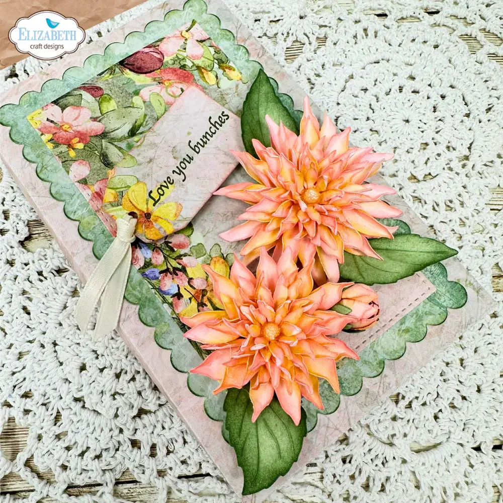 ELIZABETH CRAFT DESIGNS ELIZABETH CRAFT DESIGNS PAPER FLOWERS RECTANGLE GIFT BOX DIE SET