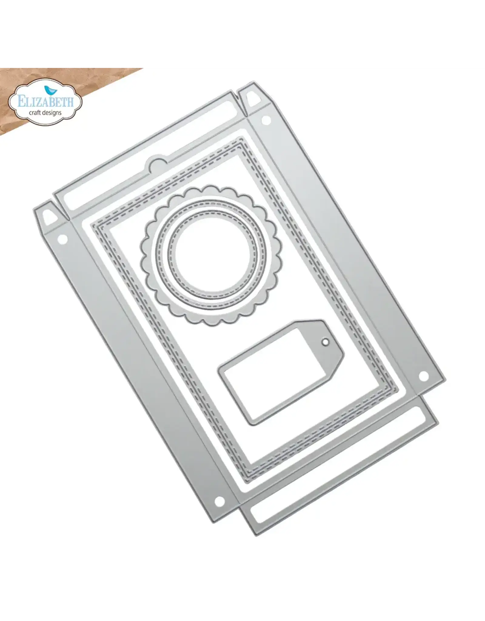 ELIZABETH CRAFT DESIGNS ELIZABETH CRAFT DESIGNS PAPER FLOWERS RECTANGLE GIFT BOX DIE SET