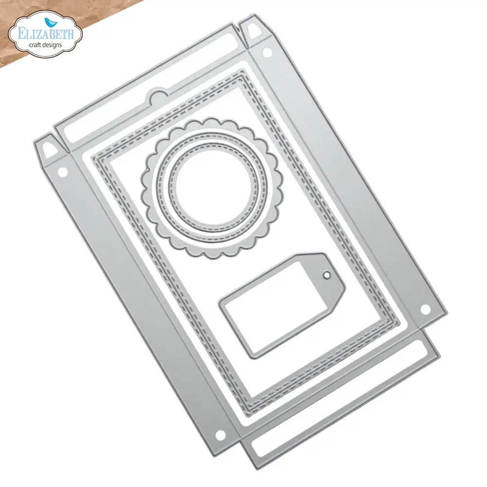 ELIZABETH CRAFT DESIGNS ELIZABETH CRAFT DESIGNS PAPER FLOWERS RECTANGLE GIFT BOX DIE SET