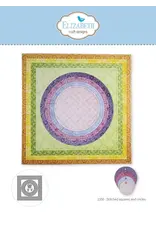 ELIZABETH CRAFT DESIGNS ELIZABETH CRAFT DESIGNS PAPER FLOWERS STITCHED SQUARES AND CIRCLES DIE SET