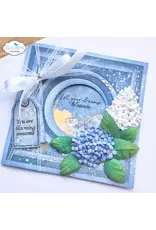 ELIZABETH CRAFT DESIGNS ELIZABETH CRAFT DESIGNS PAPER FLOWERS STITCHED SQUARES AND CIRCLES DIE SET