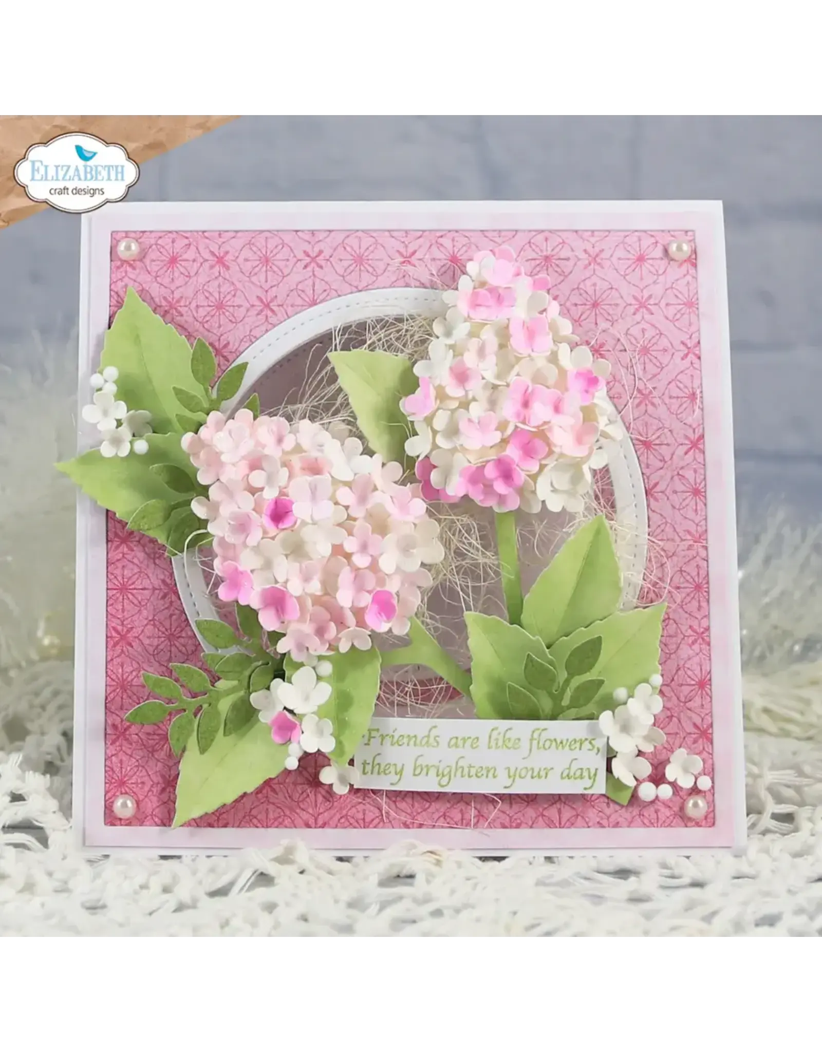 ELIZABETH CRAFT DESIGNS ELIZABETH CRAFT DESIGNS PAPER FLOWERS PANICLE HYDRANGEA DIE SET