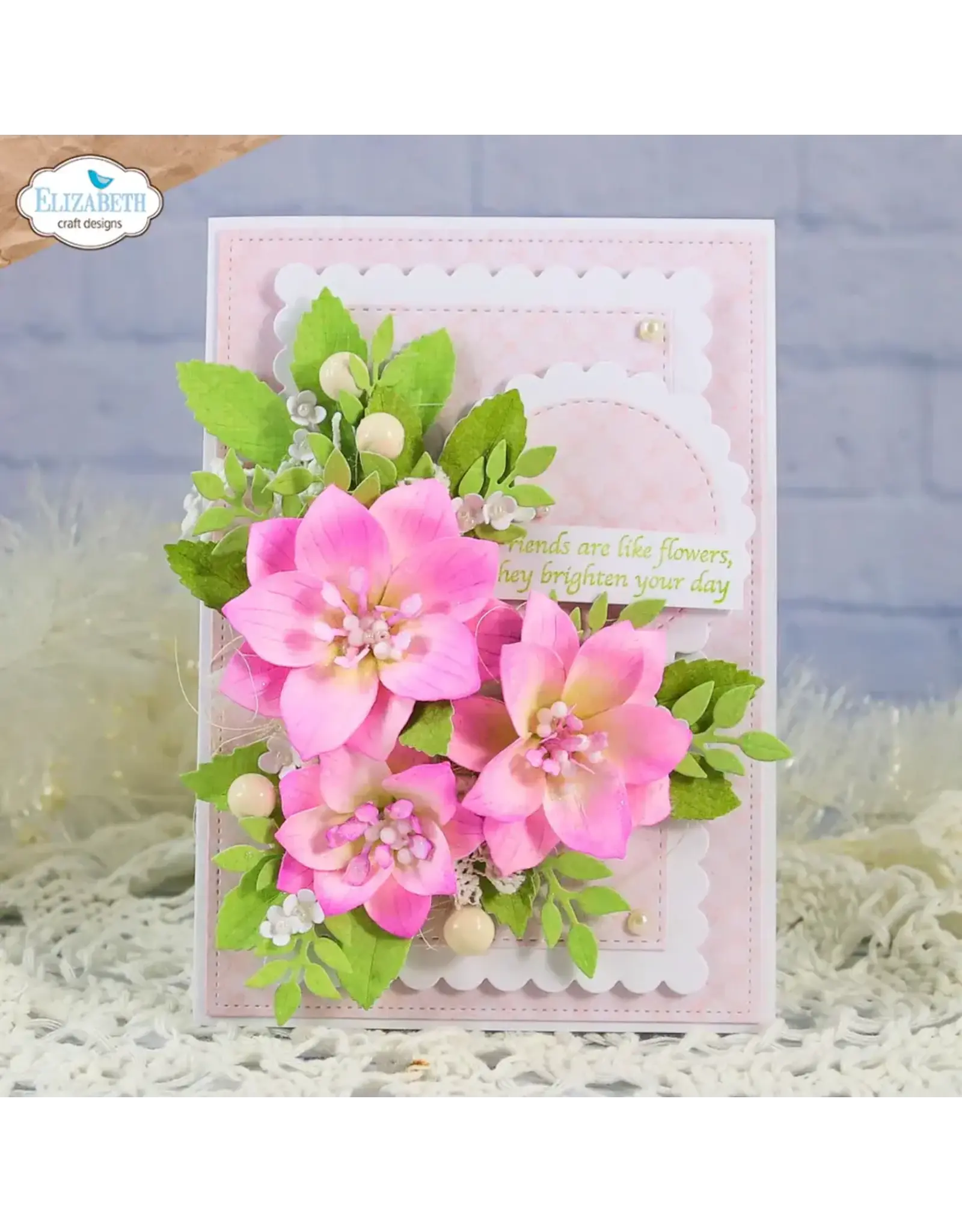 ELIZABETH CRAFT DESIGNS ELIZABETH CRAFT DESIGNS PAPER FLOWERS LENTEN ROSE DIE SET