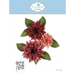 ELIZABETH CRAFT DESIGNS ELIZABETH CRAFT DESIGNS PAPER FLOWERS DAHLIA DIE SET