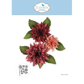 ELIZABETH CRAFT DESIGNS ELIZABETH CRAFT DESIGNS PAPER FLOWERS DAHLIA DIE SET