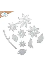 ELIZABETH CRAFT DESIGNS ELIZABETH CRAFT DESIGNS PAPER FLOWERS DAHLIA DIE SET