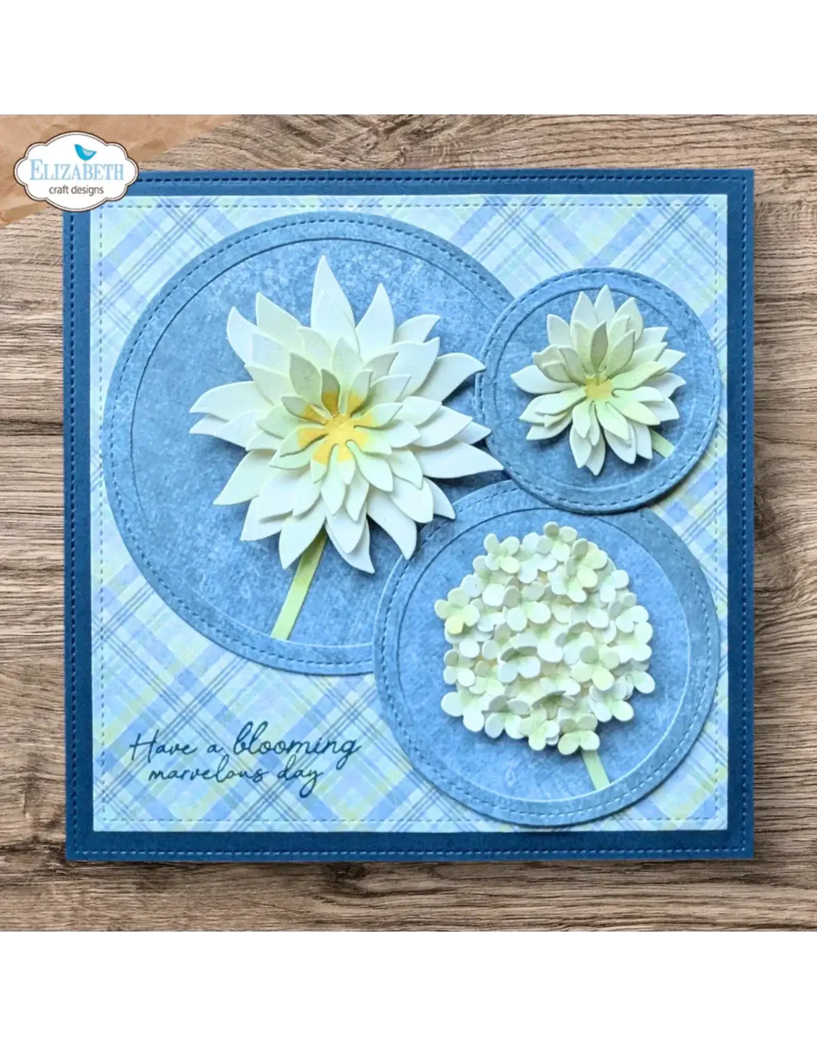 ELIZABETH CRAFT DESIGNS ELIZABETH CRAFT DESIGNS PAPER FLOWERS DAHLIA DIE SET