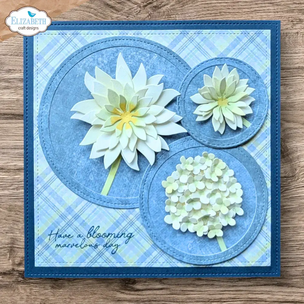 ELIZABETH CRAFT DESIGNS ELIZABETH CRAFT DESIGNS PAPER FLOWERS DAHLIA DIE SET