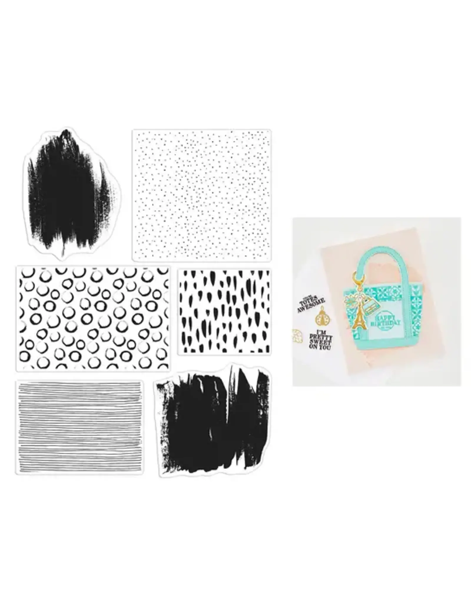 HERO ARTS HERO ARTS BACKGROUND BUILDER CLEAR STAMP SET