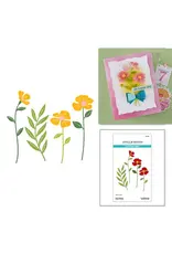 SPELLBINDERS SPELLBINDERS LEAF & BLOOM ETCHED DIE SET