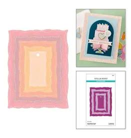 SPELLBINDERS SPELLBINDERS PLAYFUL STITCHED PANELS ETCHED DIE SET