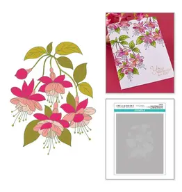 SPELLBINDERS SPELLBINDERS ALEX SYBERIA MAGICAL FUCHSIA LAYERED STENCIL SET