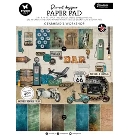 STUDIOLIGHT STUDIOLIGHT GEARHEAD WORKSHOP PAPER PAD DIE-CUTS