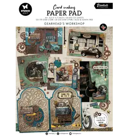 STUDIOLIGHT STUDIOLIGHT ESSENTIALS COLLECTION GEARHEAD WORKSHOP CARD MAKING PAD