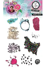 STUDIOLIGHT STUDIOLIGHT ART BY MARLENE PERFECT TEXTURES CLEAR STAMP SET