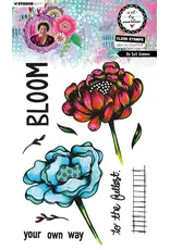 STUDIOLIGHT STUDIOLIGHT ART BY MARLENE IN FULL BLOOM CLEAR STAMP SET