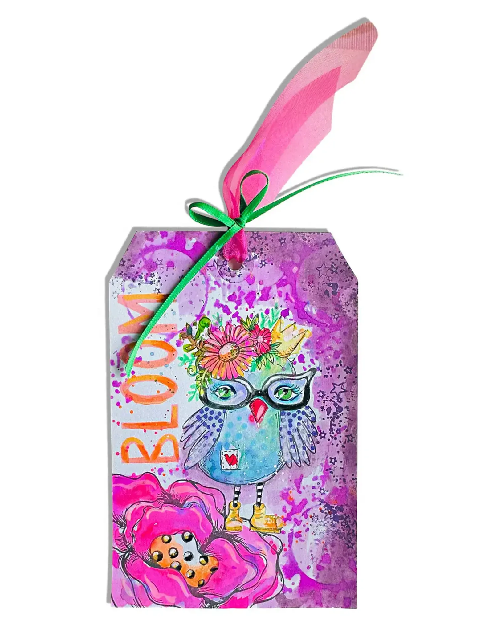 STUDIOLIGHT STUDIOLIGHT ART BY MARLENE IN FULL BLOOM CLEAR STAMP SET