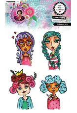 STUDIOLIGHT STUDIOLIGHT ART BY MARLENE FABULOUS GIRLS CLEAR STAMP SET