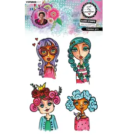 STUDIOLIGHT STUDIOLIGHT ART BY MARLENE FABULOUS GIRLS CLEAR STAMP SET