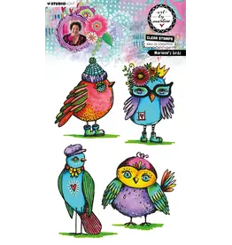 STUDIOLIGHT STUDIOLIGHT ART BY MARLENE MARLENE'S BIRDS CLEAR STAMP SET