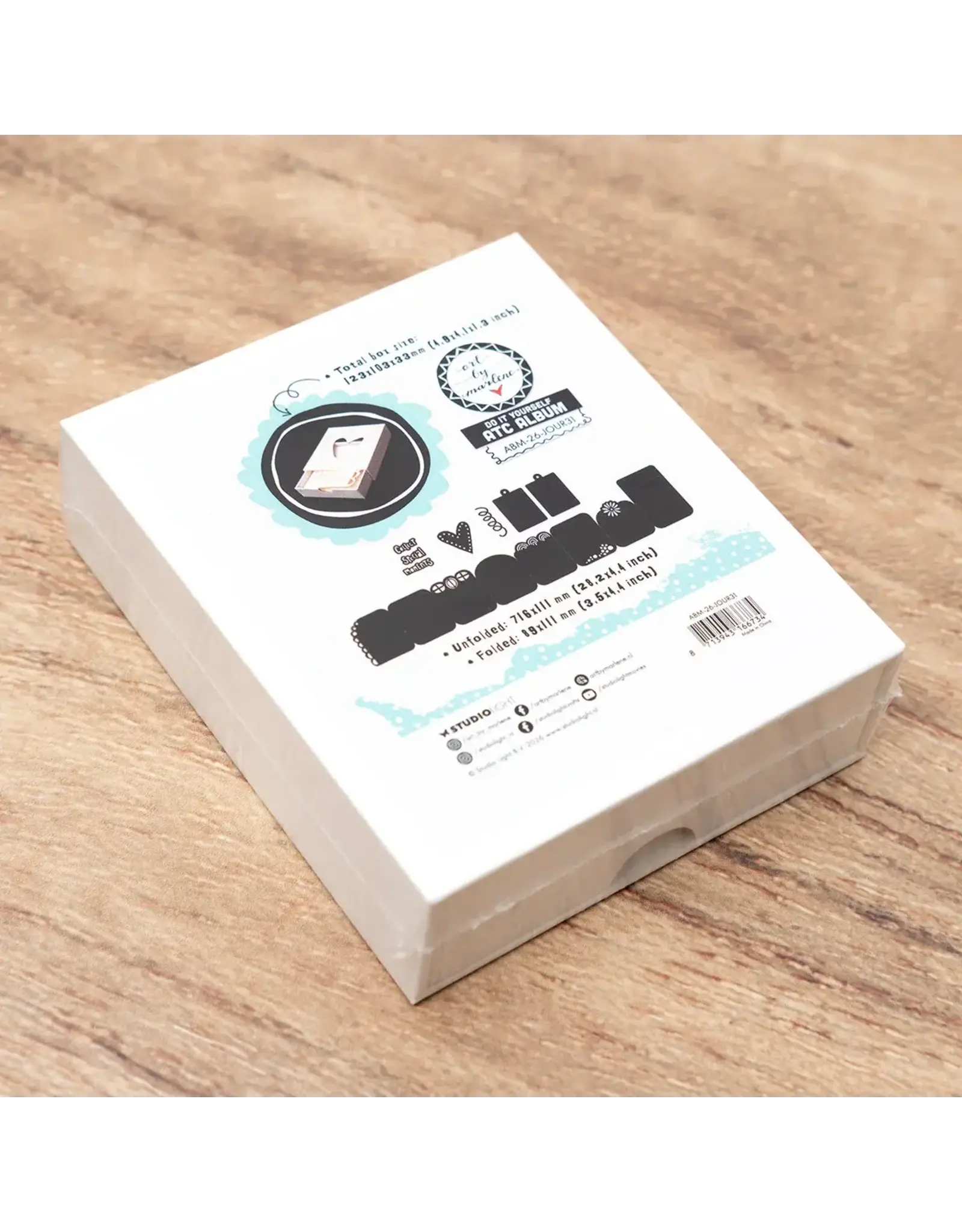 STUDIOLIGHT STUDIOLIGHT ART BY MARLENE ATC-SIZE MATCHBOX ALBUM ART JOURNAL