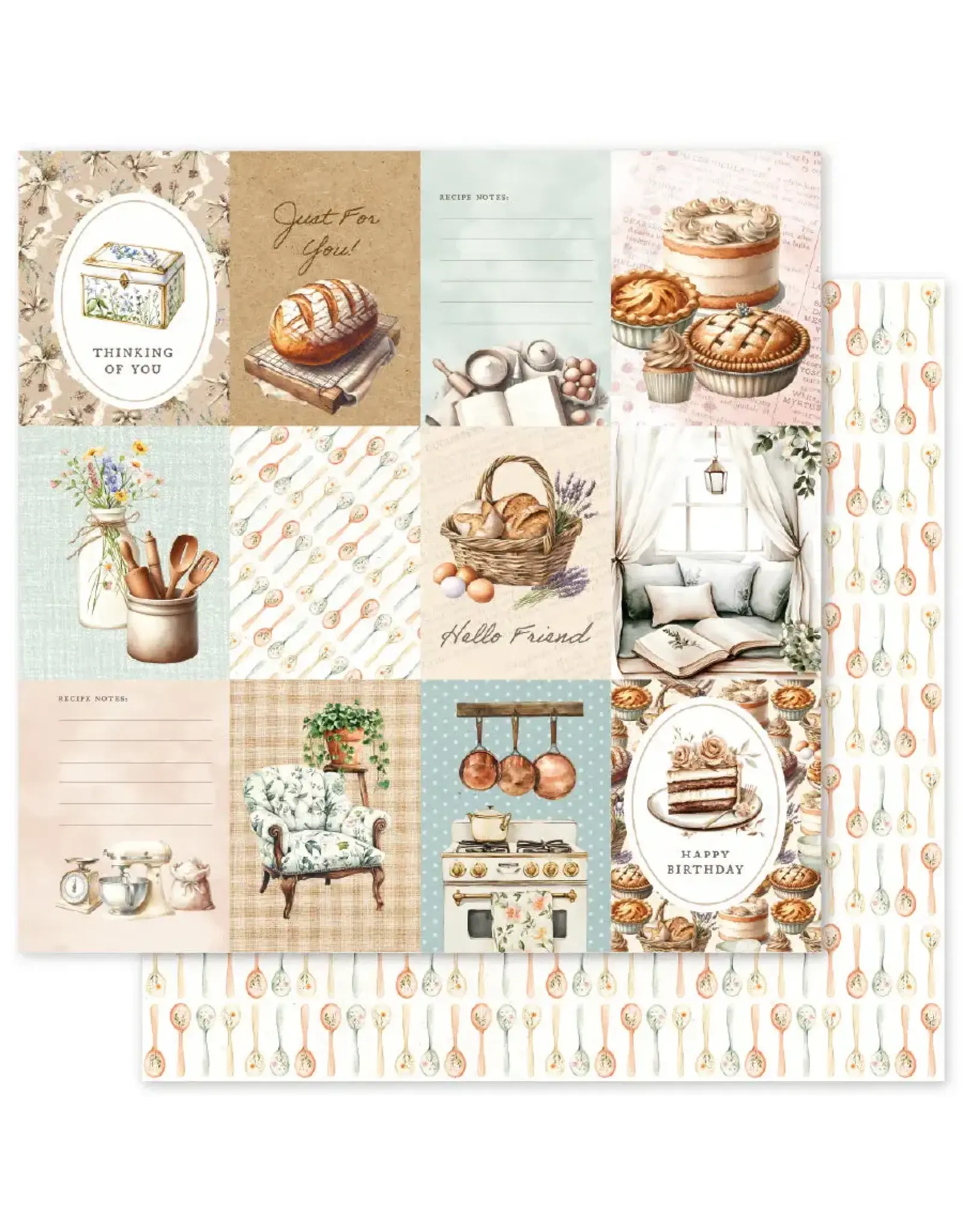 PAPER ROSE PAPER ROSE HEART & HOME - C 12x12 CARDSTOCK