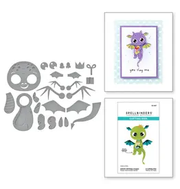 SPELLBINDERS SPELLBINDERS DANCIN' BIRTHDAY DRAGON DIE SET